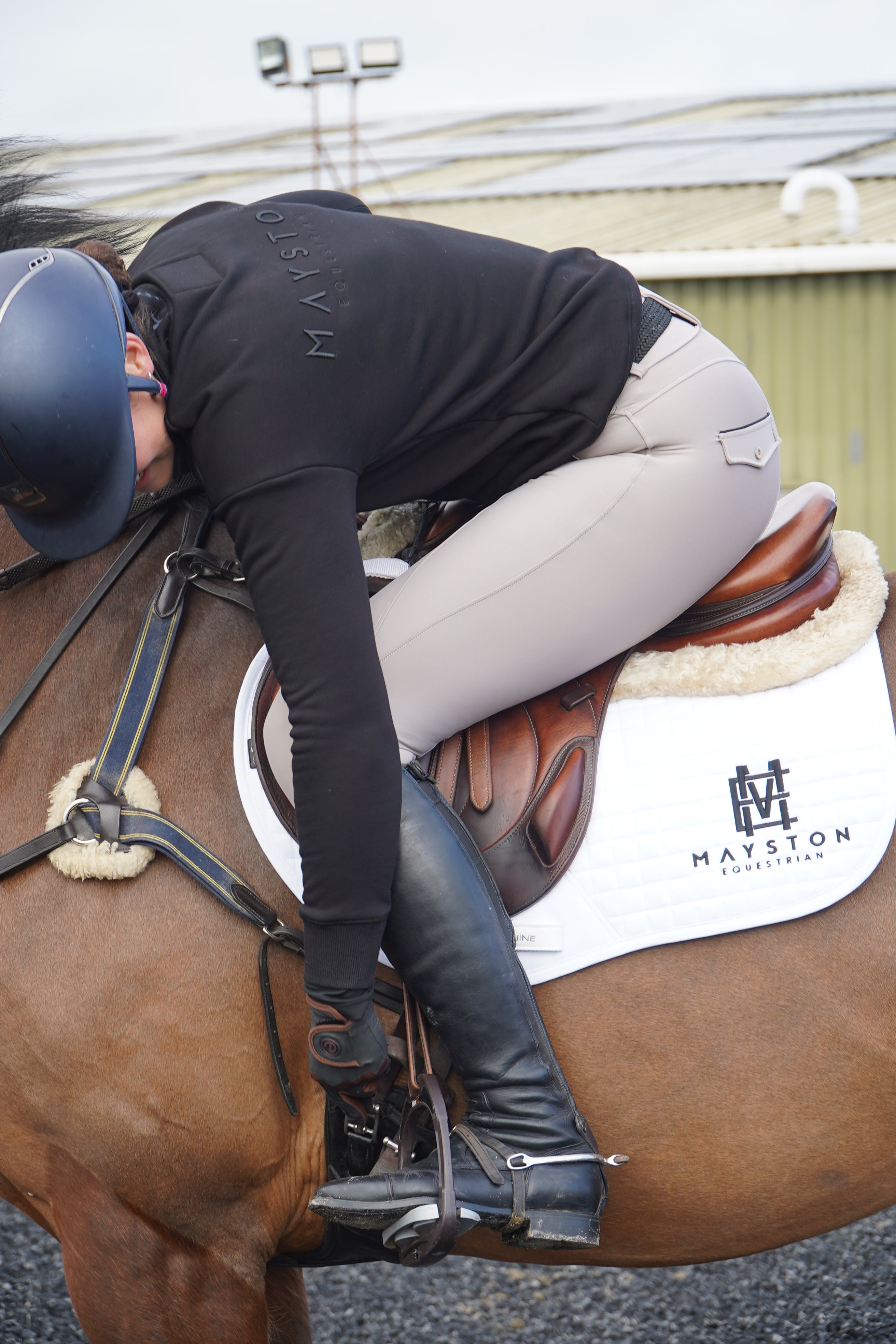 Highcliffe Black 1/4 Zip Jumper