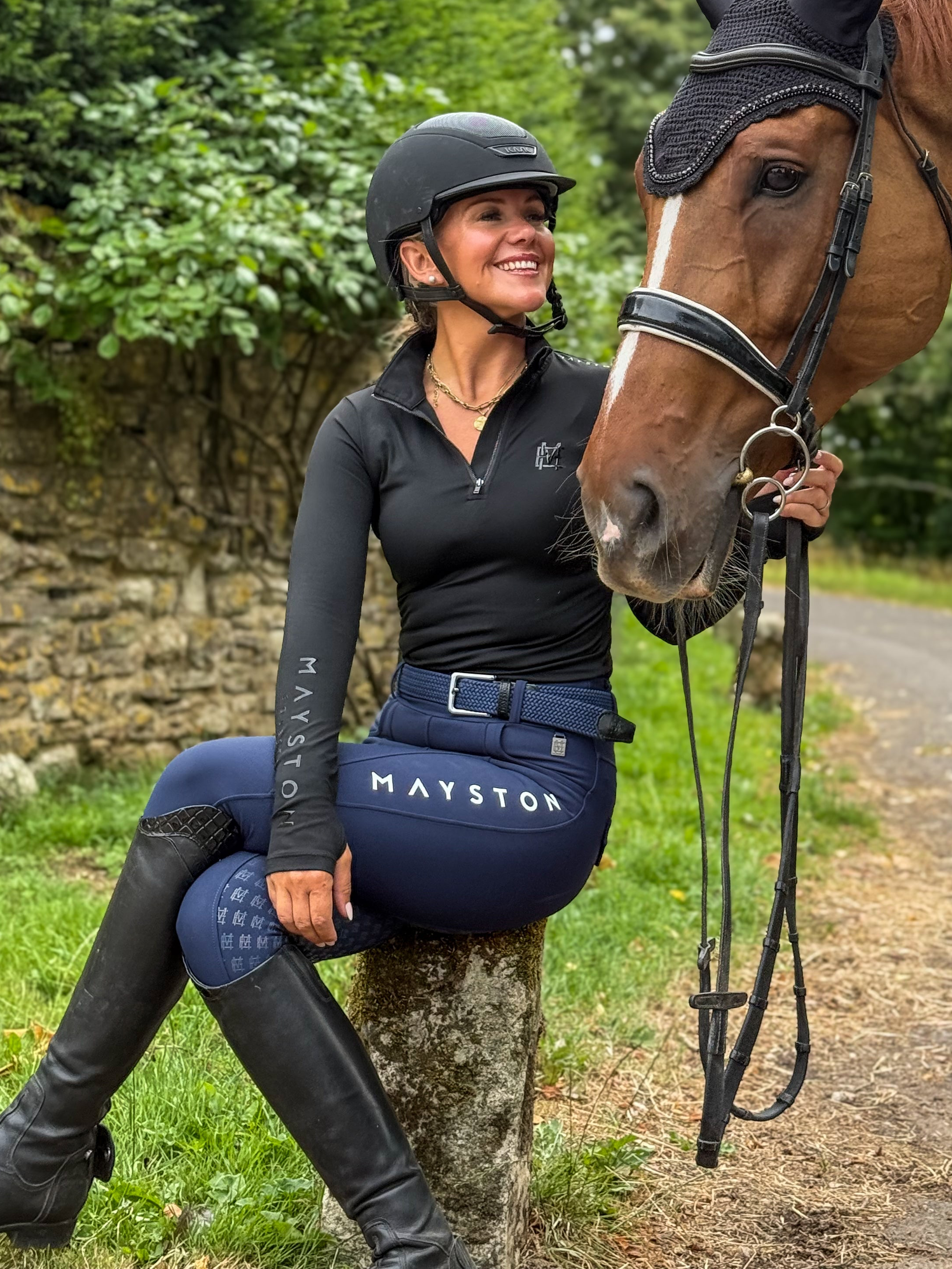 Studland Performance Full Seat Navy Breeches