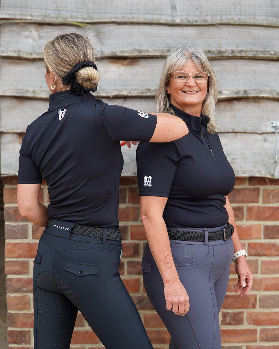 Broadstone Short Sleeve Base Layer | Classic Black