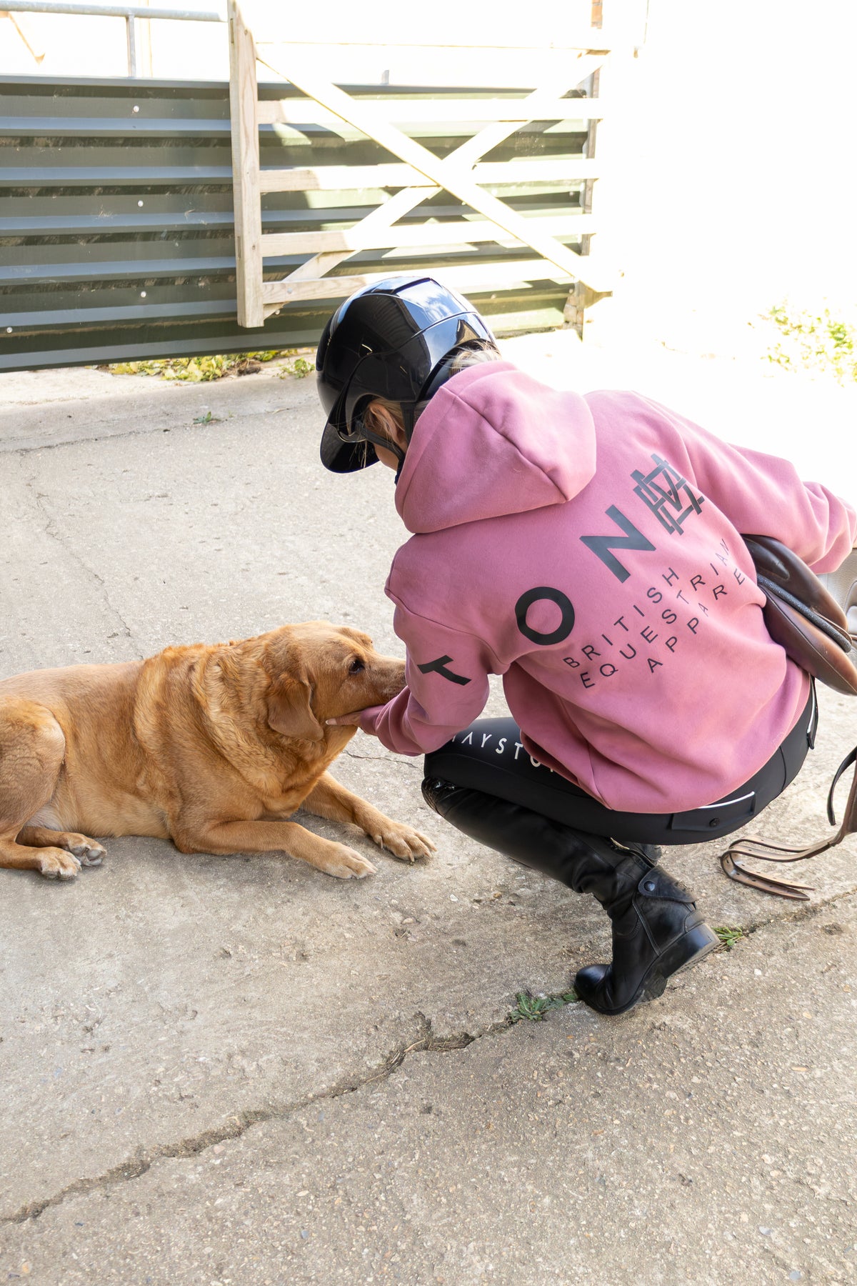 The Branksome Hoodie | Pink and Black