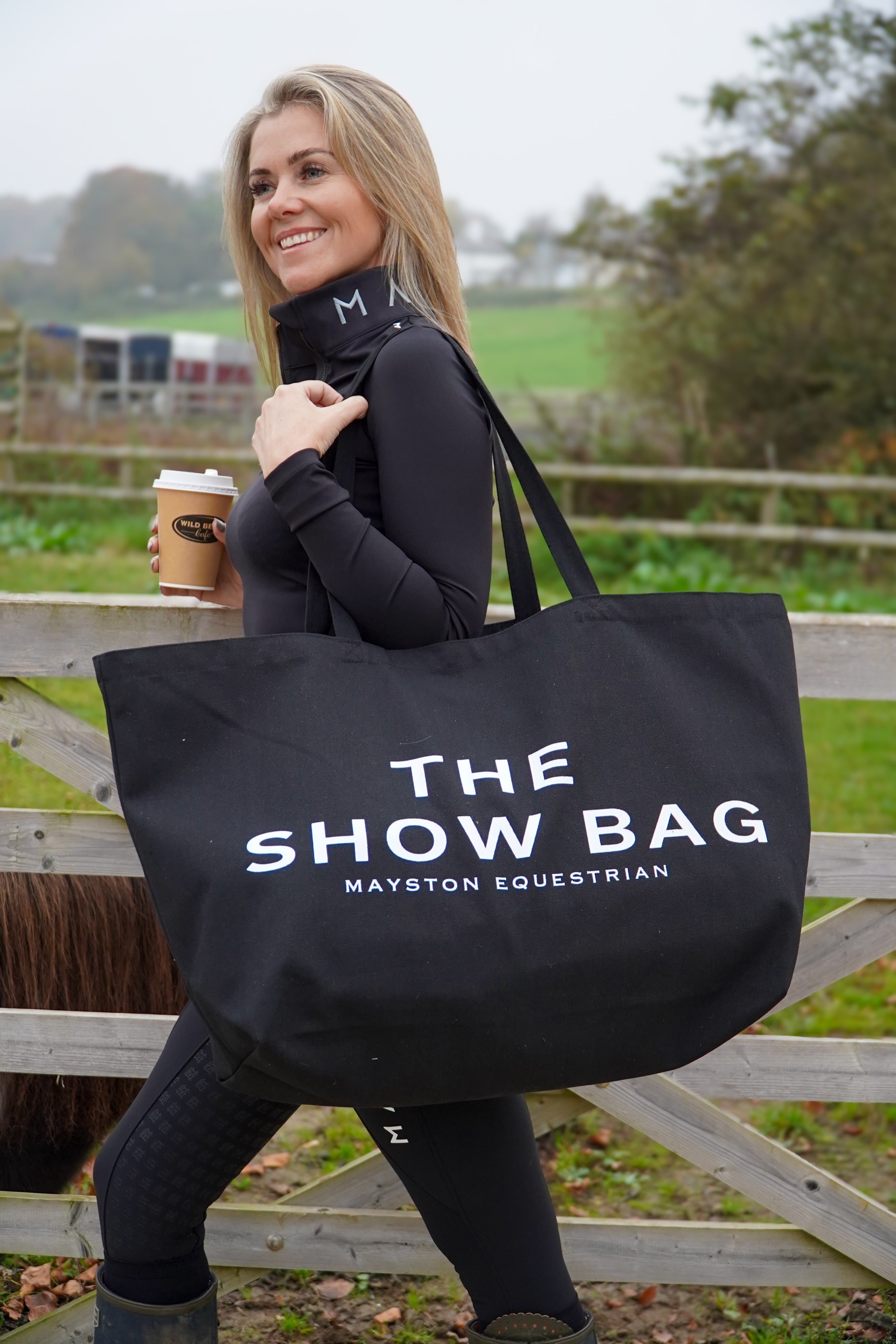 THE TINCLETON TOTE - BLACK