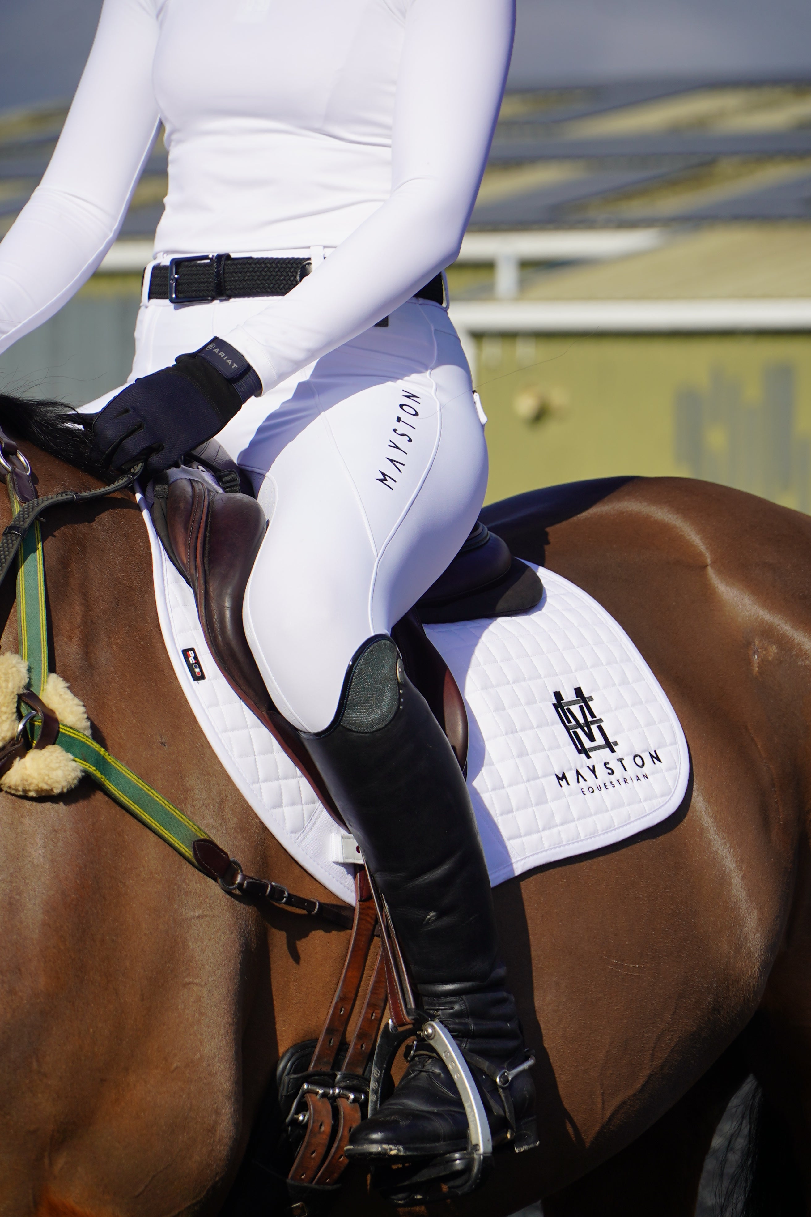 Cattistock Performance Full Seat White Competition Breeches