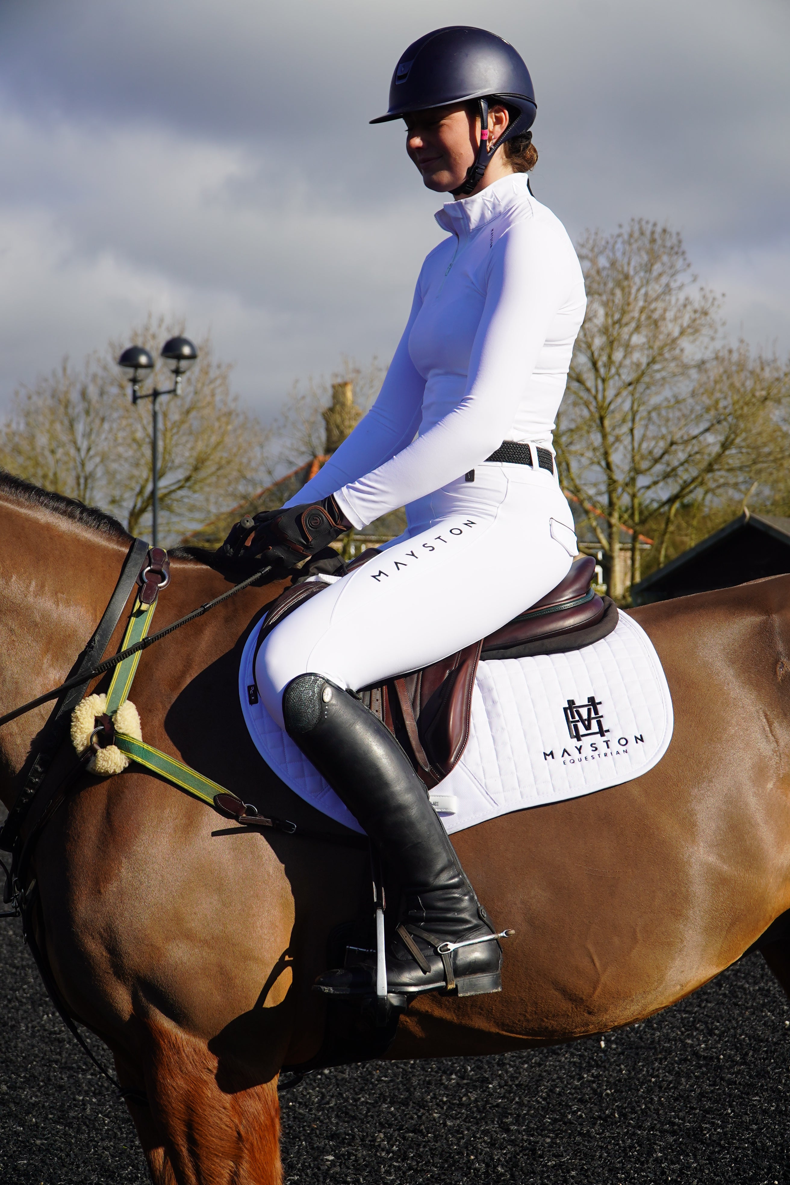 Cattistock Performance Full Seat White Competition Breeches