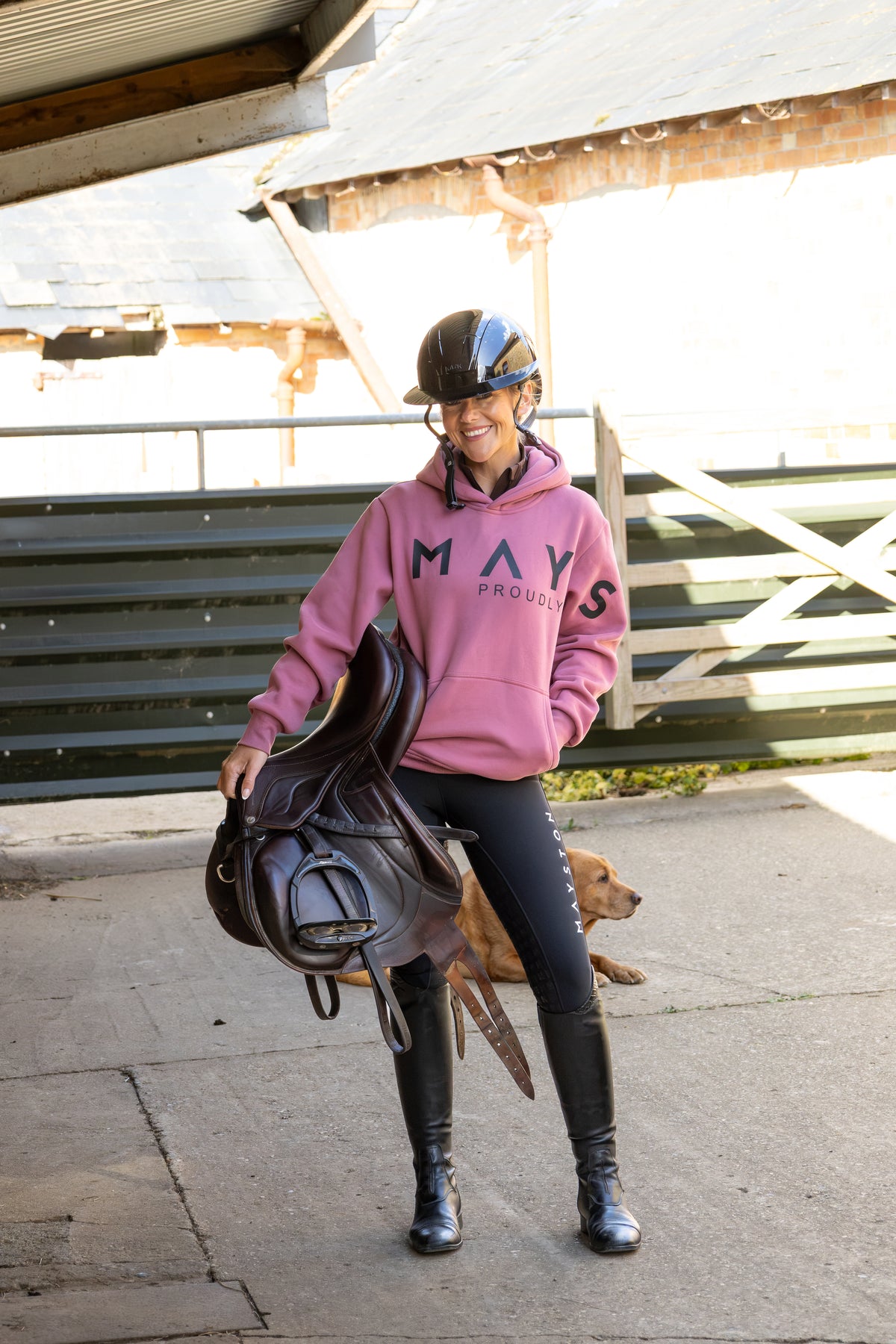 The Branksome Hoodie | Pink and Black