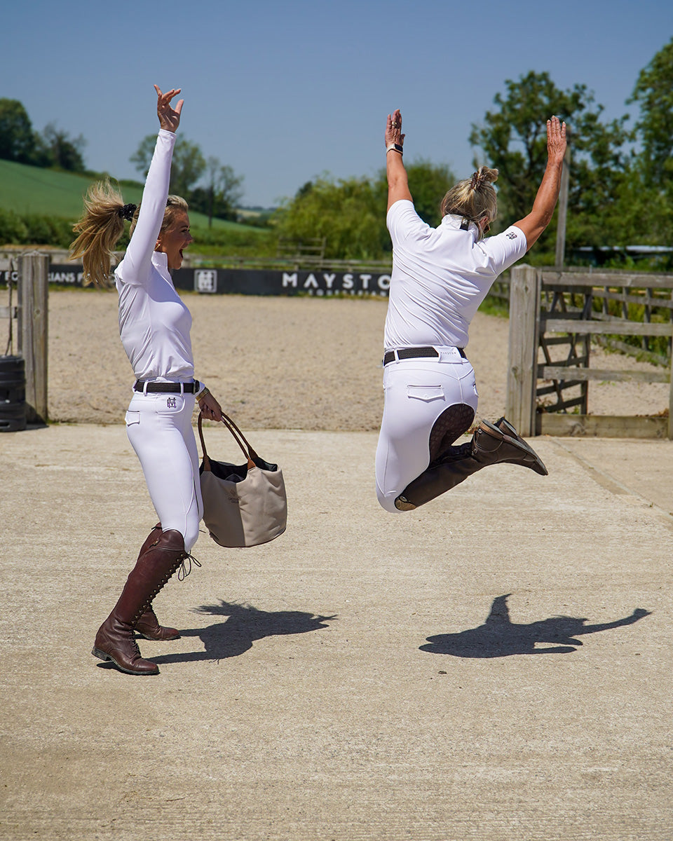 Sherborne Performance Full Seat Competition Breeches | White And Brown