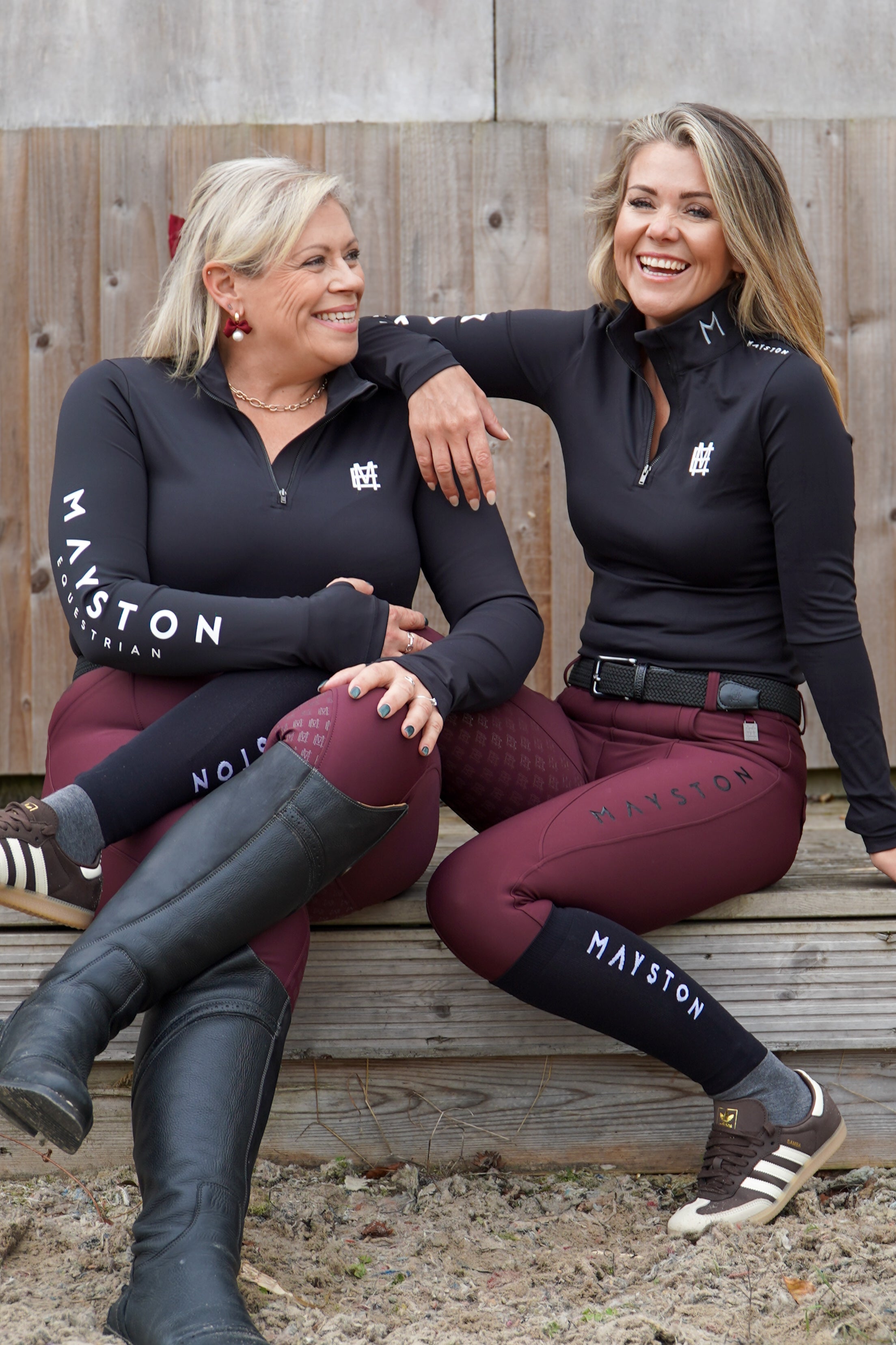 Premium breeches with a Full Silicone seat. Stretch high waisted Jodhpurs. Deep pockets, supportive, comfortable and compression quality fabric. Elegant detailing with subtle branding. Burgundy Wine Dark Red
