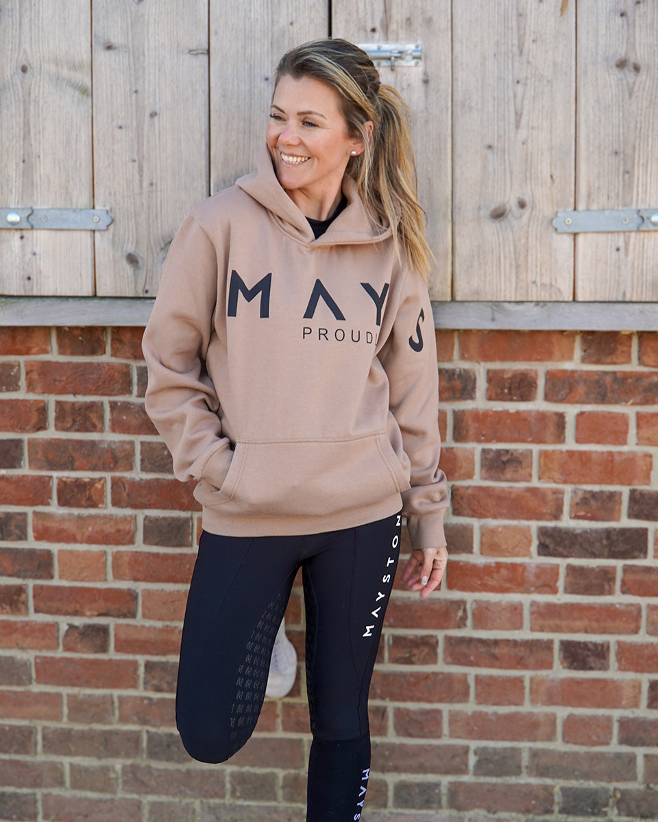 The Branksome Hoodie | Caramel And Black