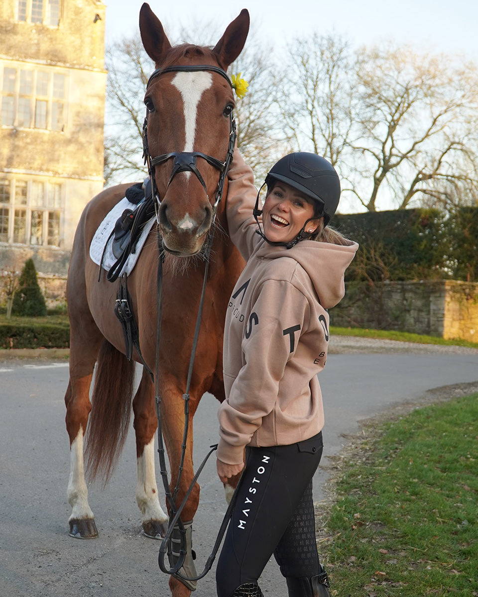 The Branksome Hoodie | Caramel And Black