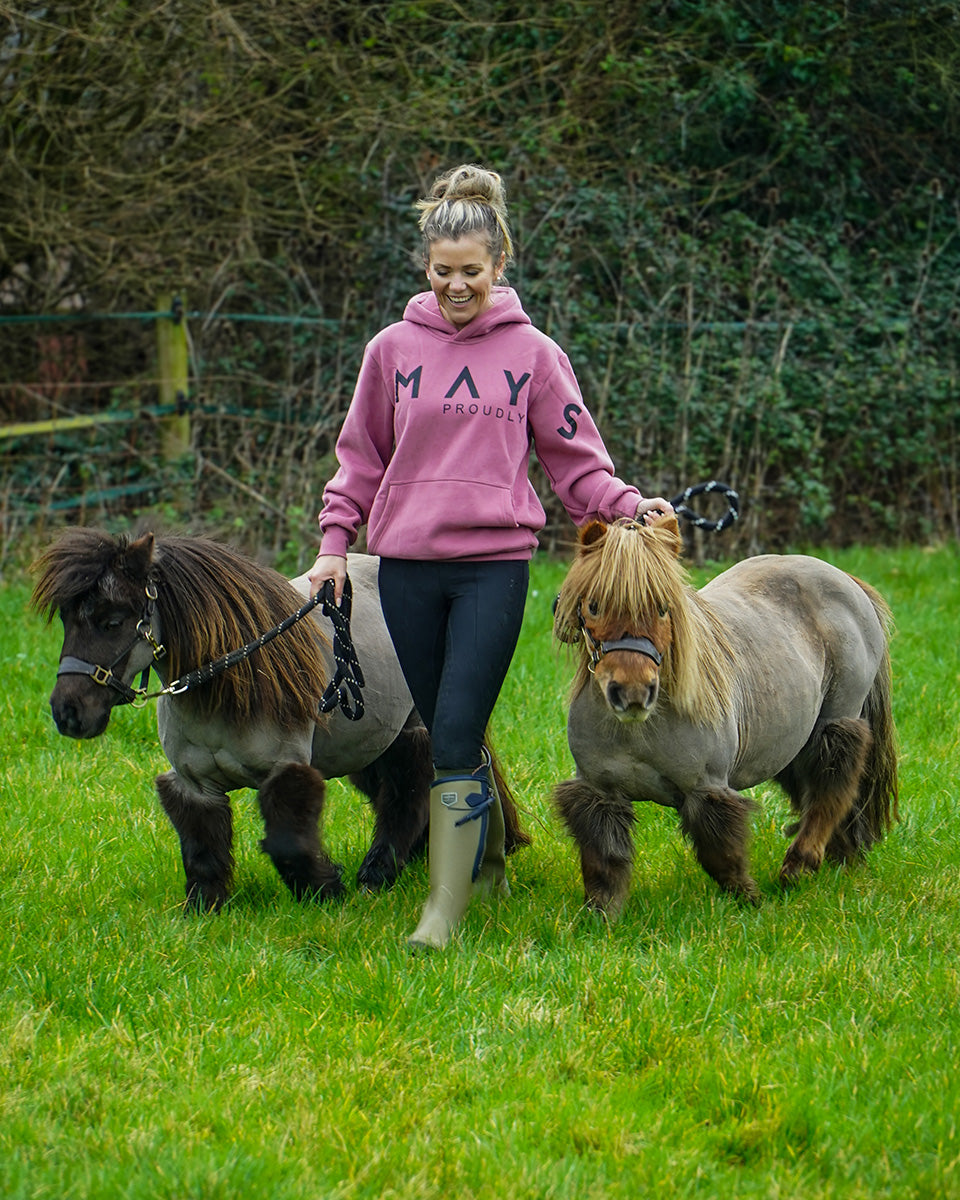 The Branksome Hoodie | Pink and Black