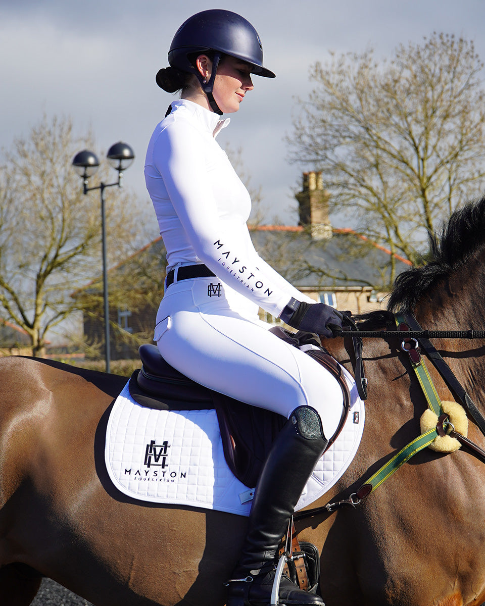Winterborne Performance Full Seat Competition Breeches | White