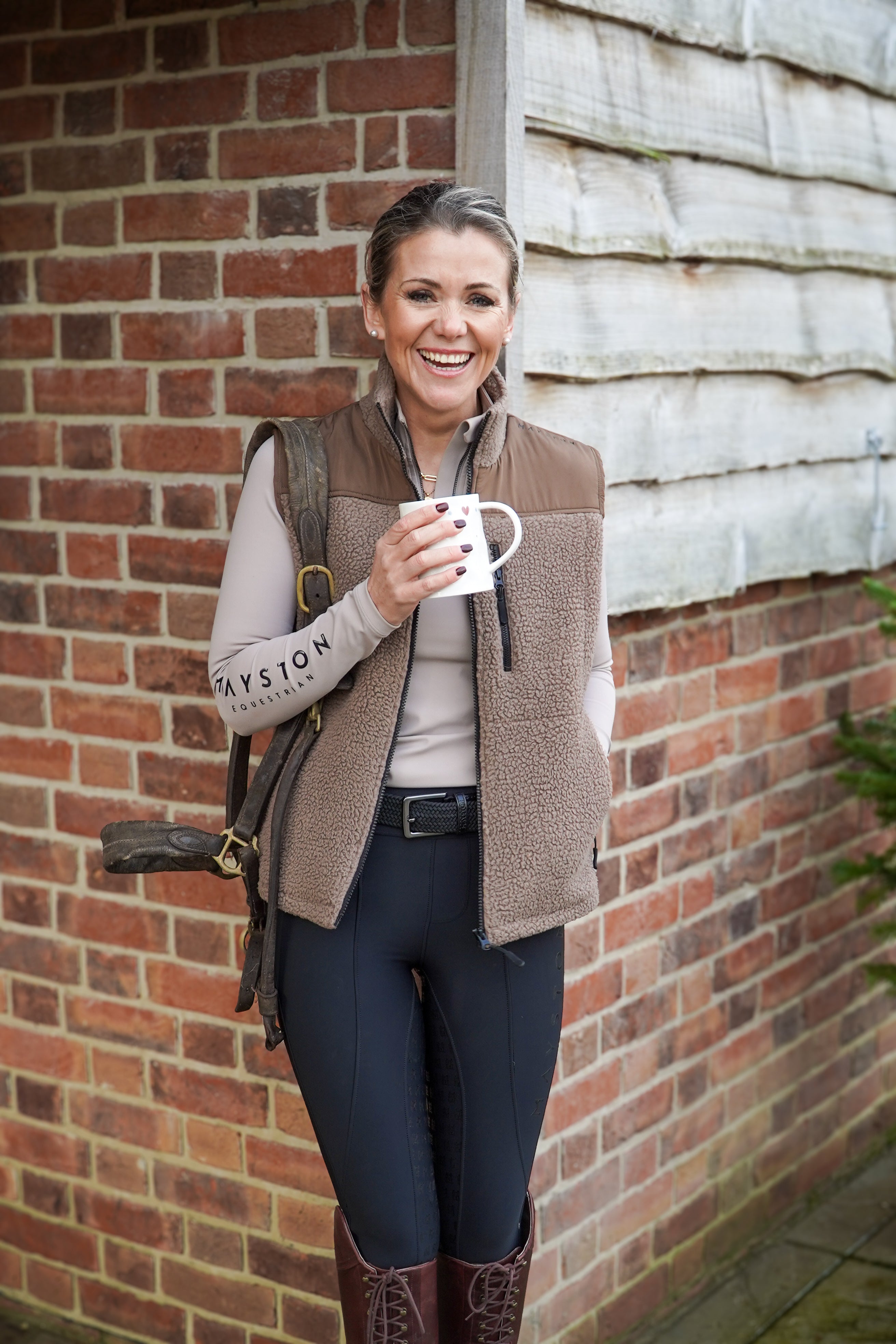 Broadstone Long Sleeve Taupe Base Layer