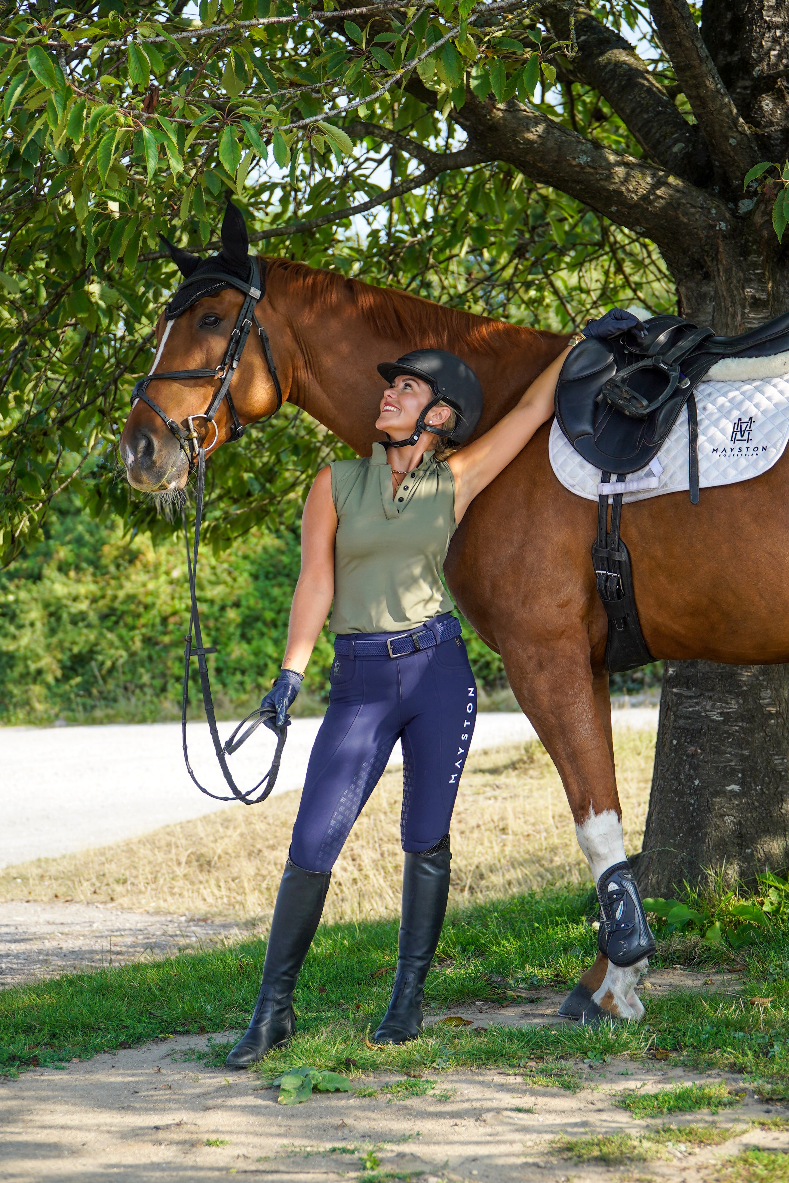 Studland Performance Full Seat Breeches | Navy
