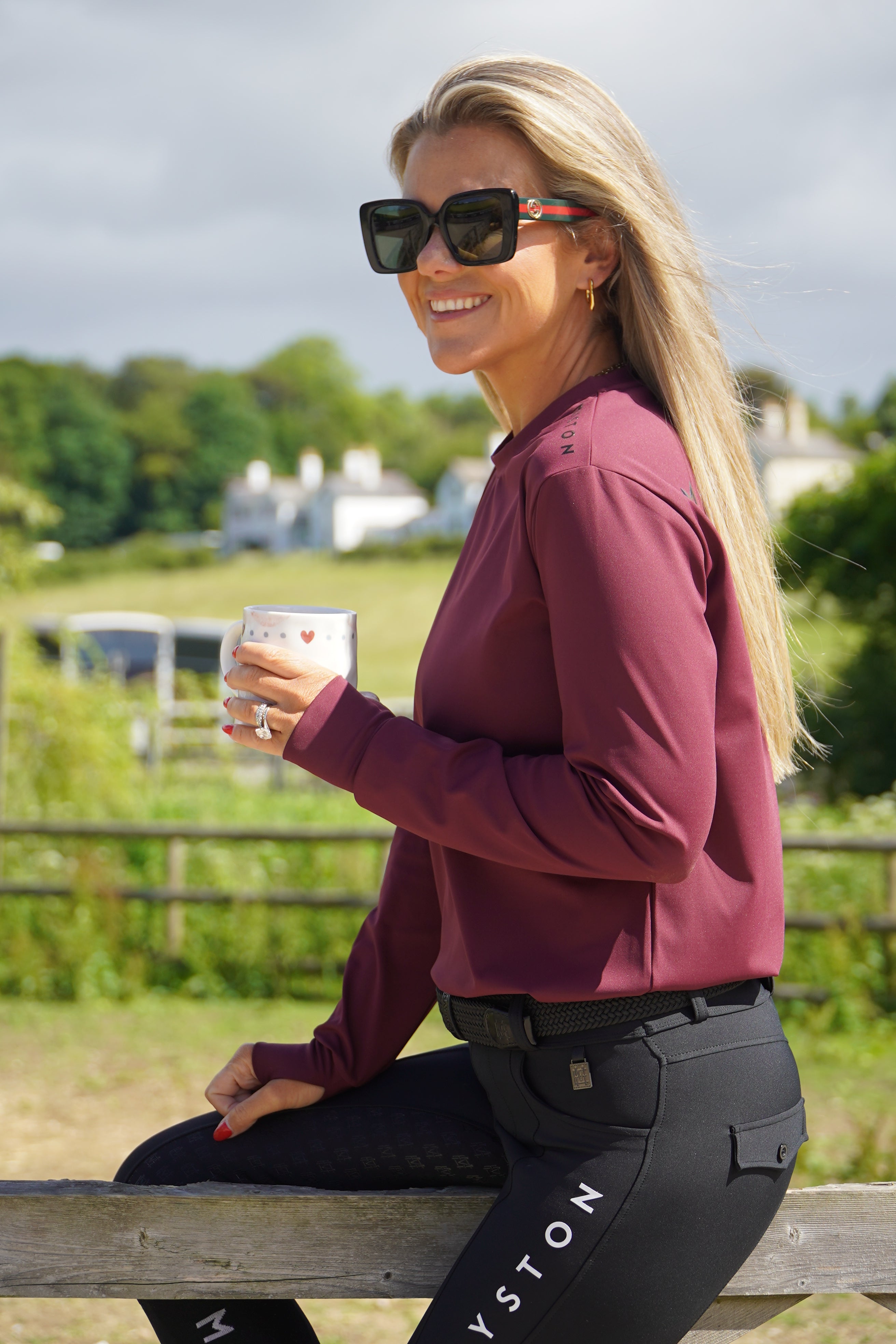 The Long Sleeve Durlston | Burgundy