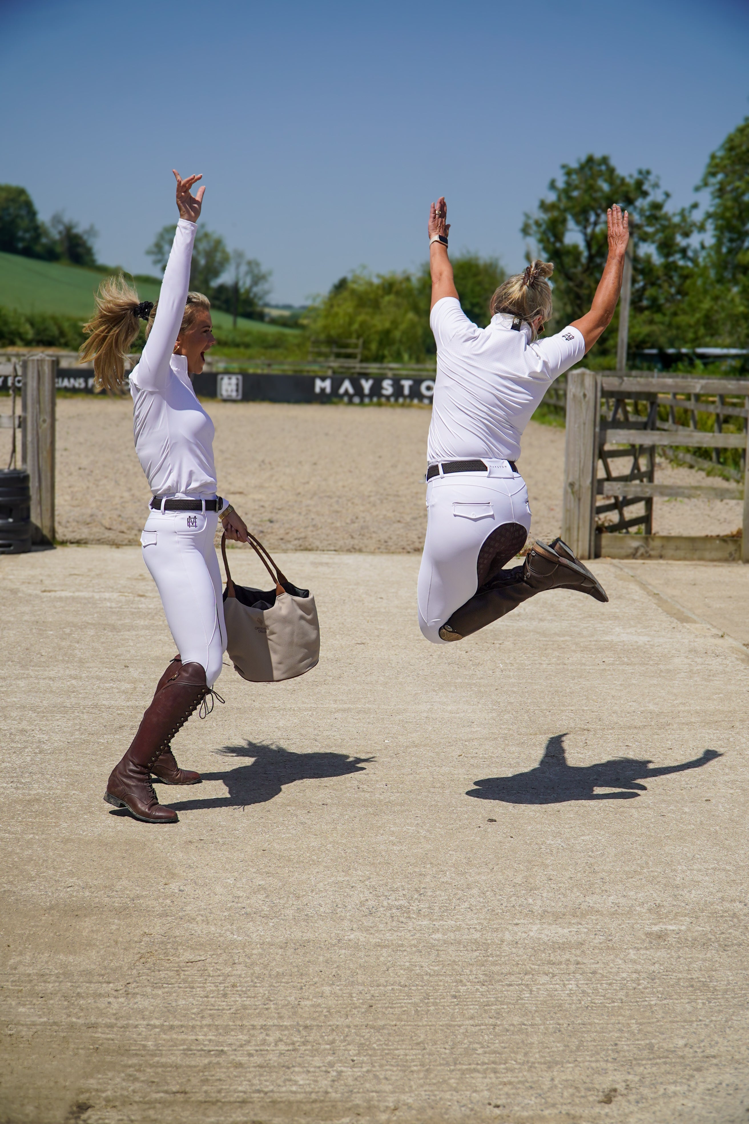 Sherborne Performance Full Seat Competition Breeches | White And Brown
