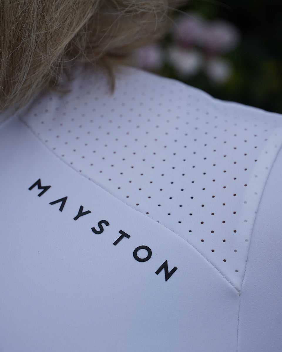 Belle Long Sleeve Base Layer | White