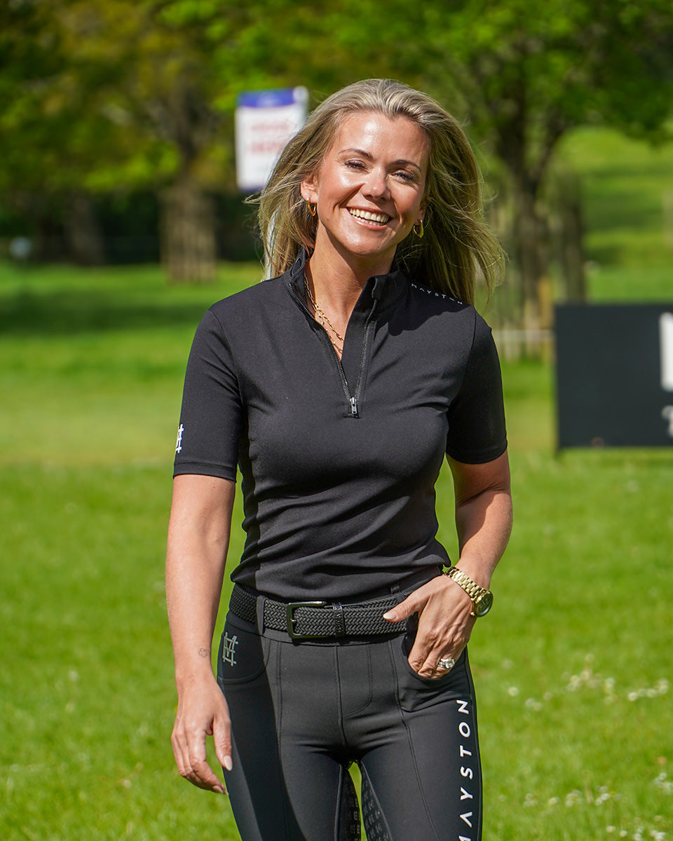 Broadstone Short Sleeve Base Layer | Classic Black