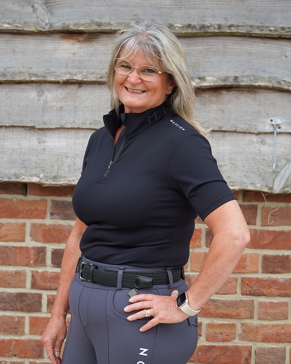 Broadstone Short Sleeve Base Layer | Classic Black