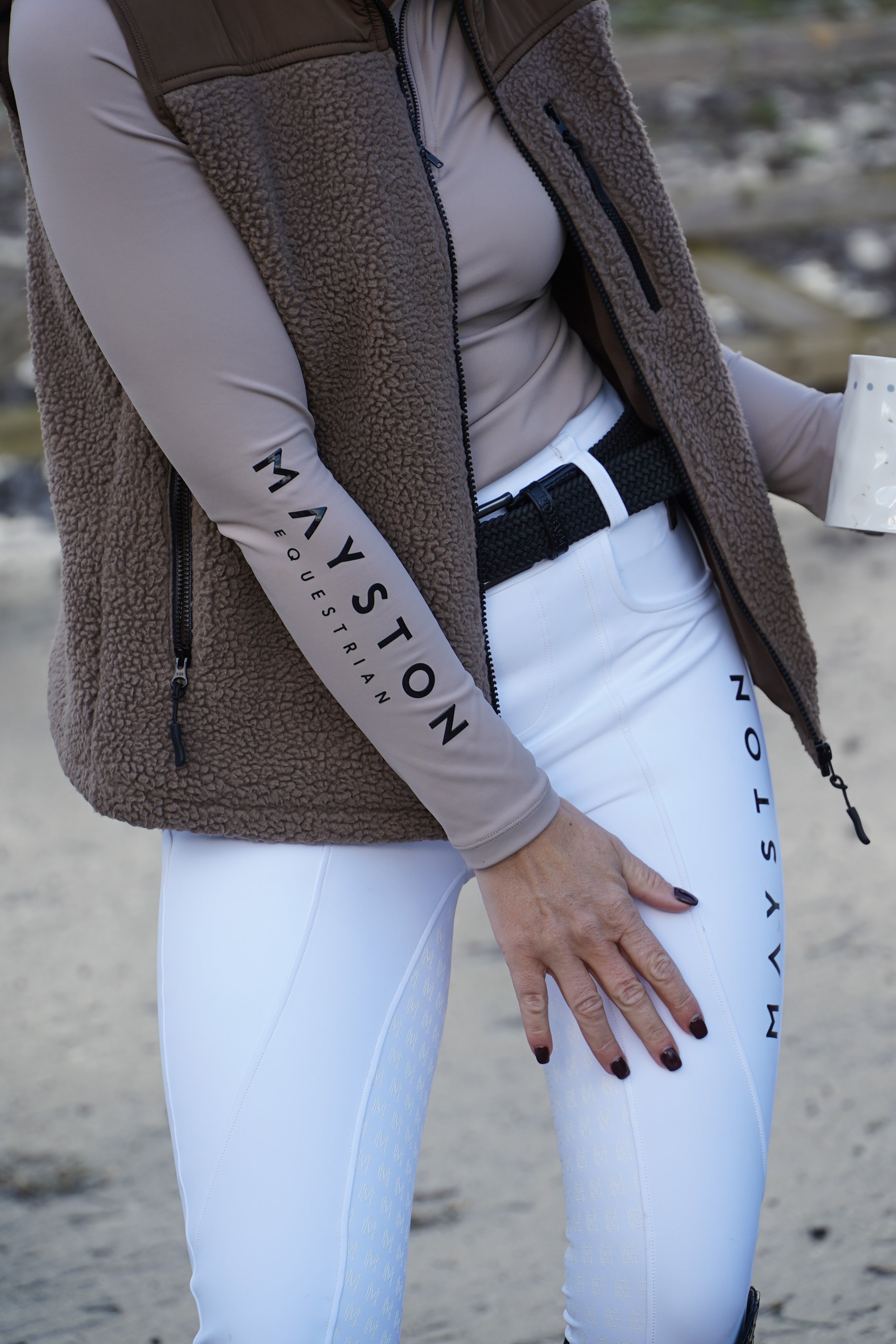 Broadstone Long Sleeve Taupe Base Layer