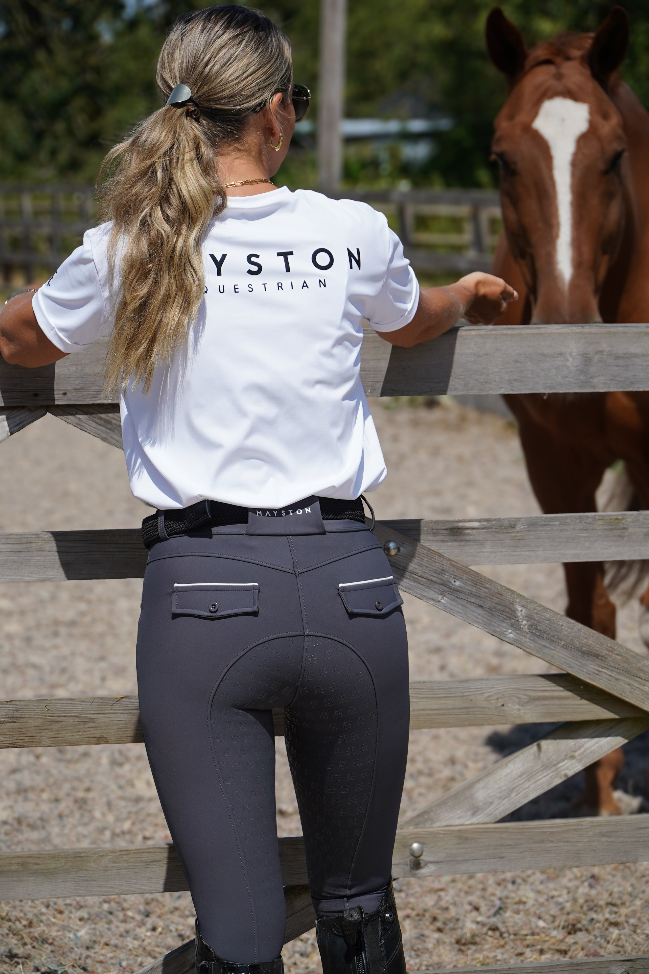 Studland Performance Full Seat Breeches | Grey