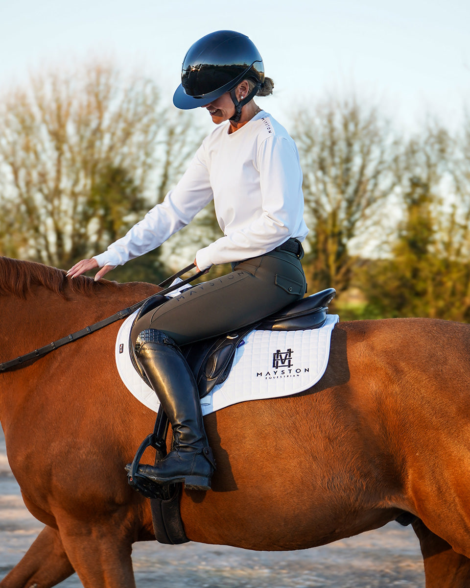 Studland Performance Full Seat Breeches | Hunter Green
