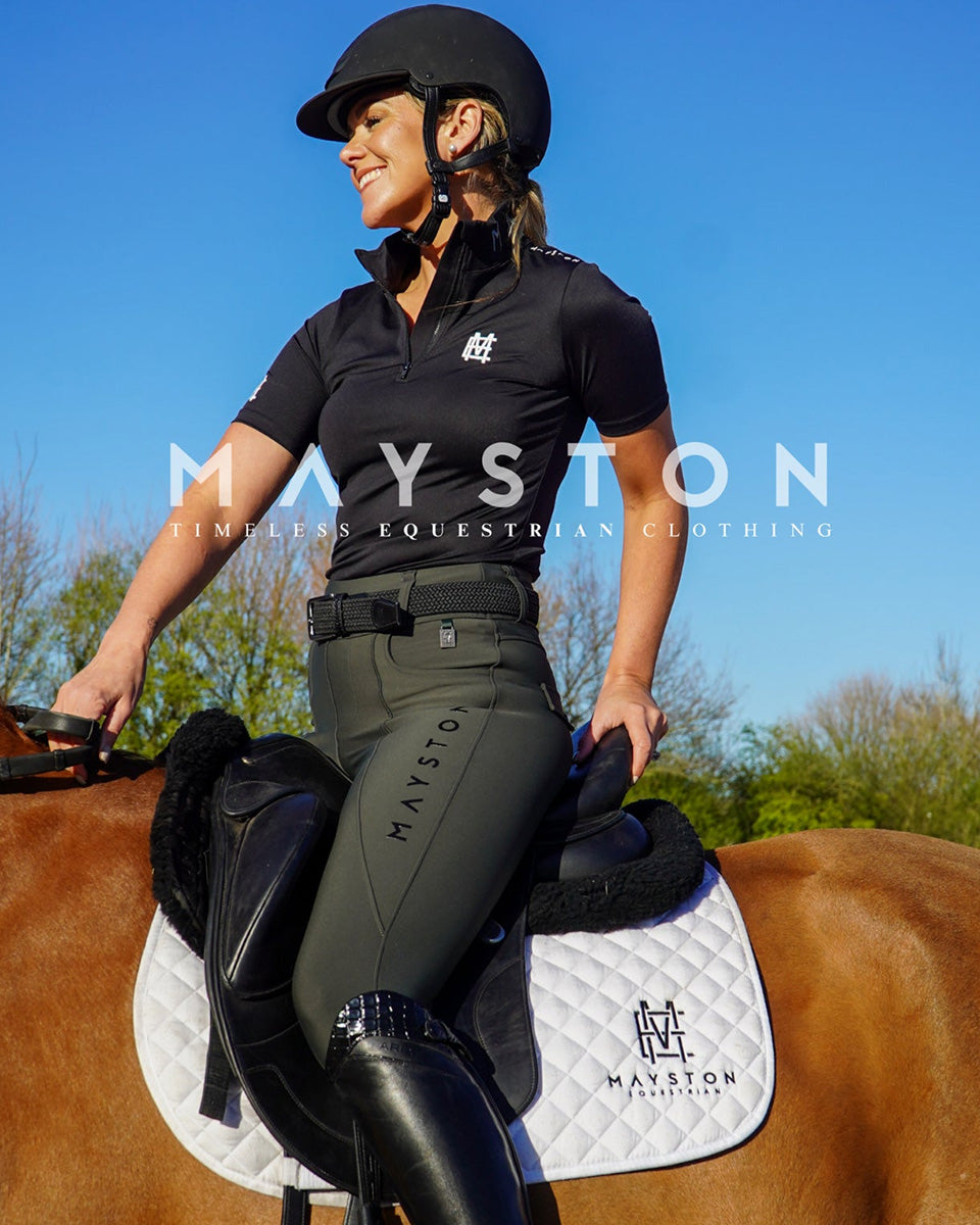 Studland Performance Full Seat Breeches | Hunter Green