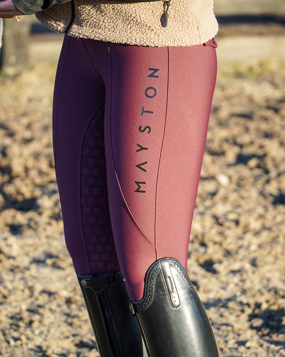 Studland Performance Full Seat Breeches | Wine