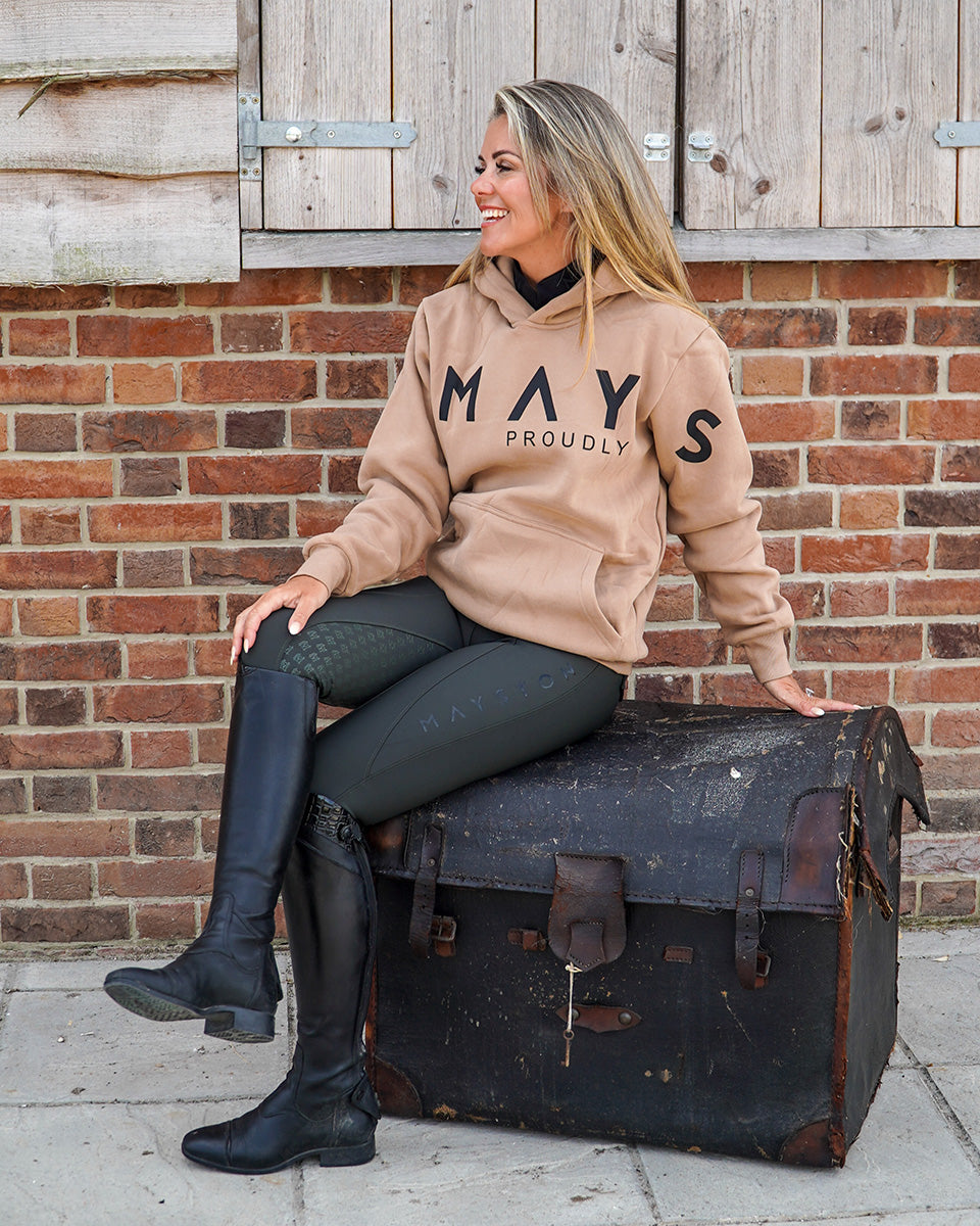 The Branksome Hoodie | Caramel And Black