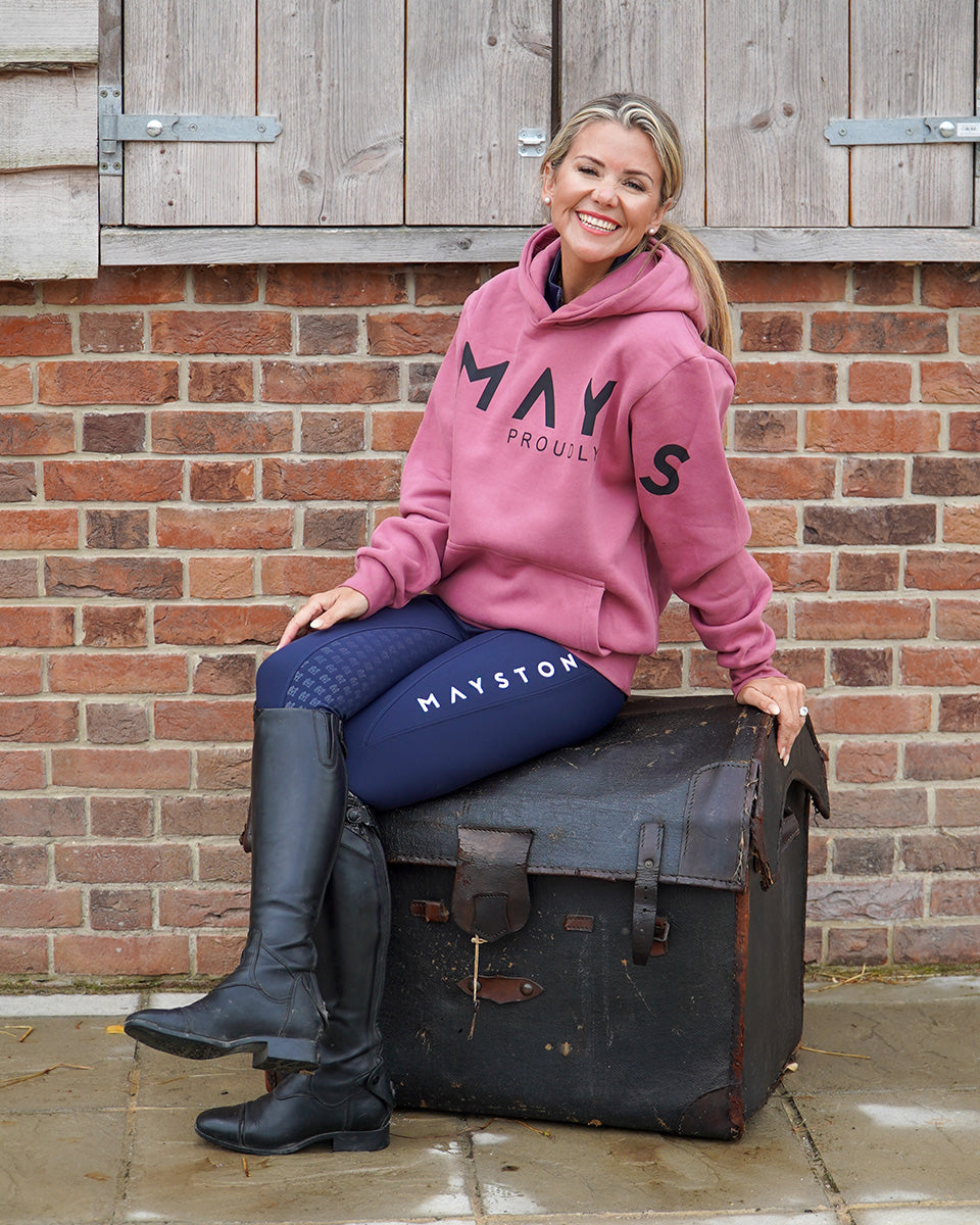 The Branksome Hoodie | Pink and Black