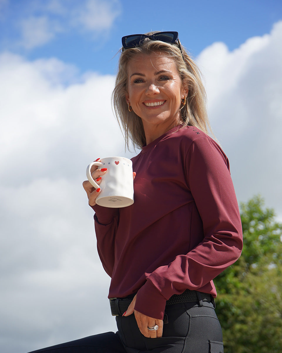 The Long Sleeve Durlston | Burgundy