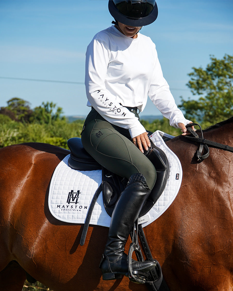 The Broadwindsor Full Seat Performance Breeches | Hunter Green